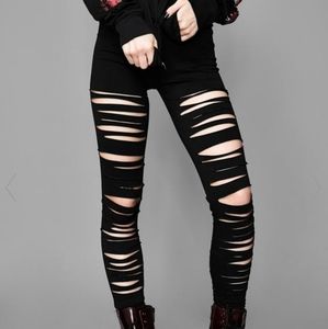 Widow CRYPT CREEPER SHREDDED LEGGINGS